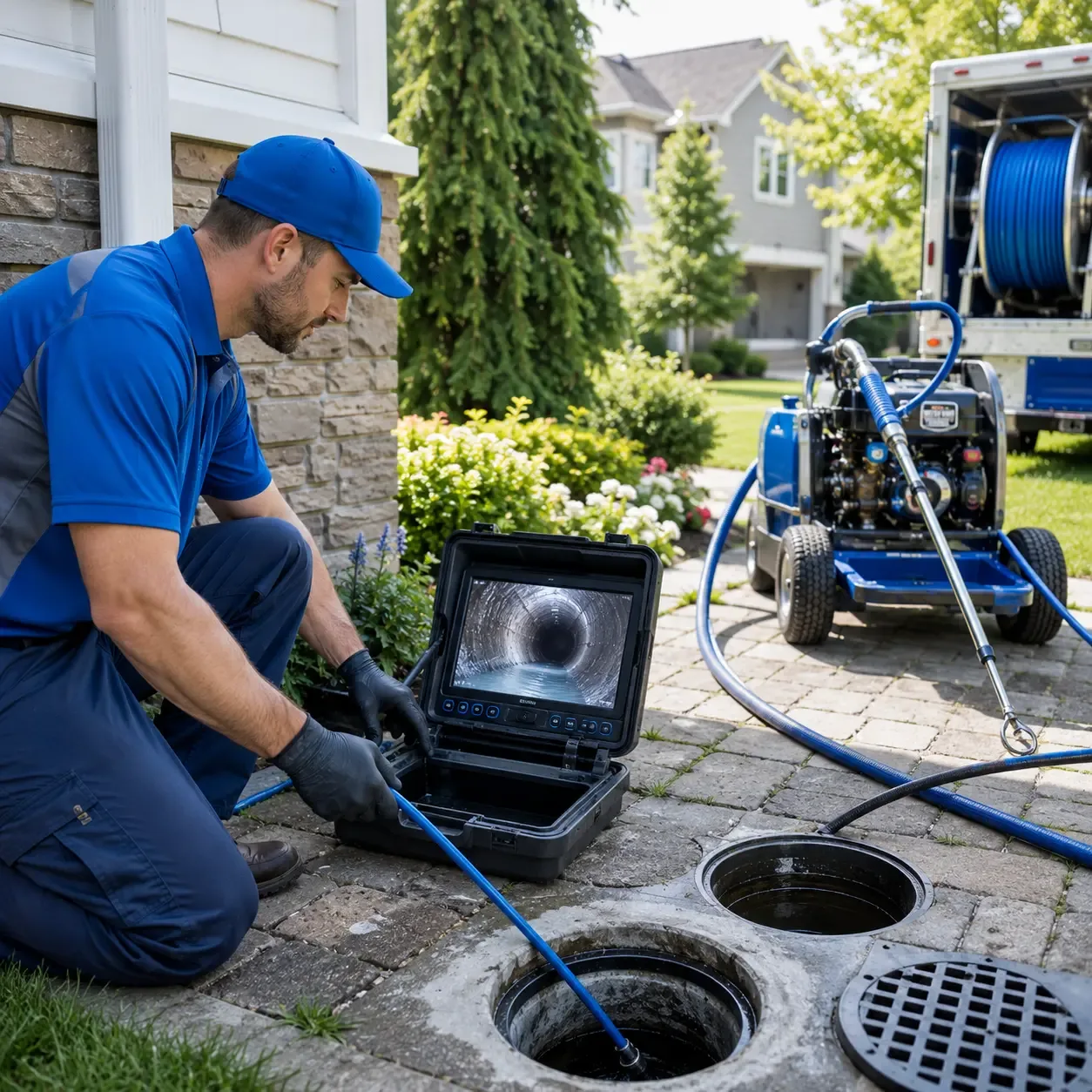 Outdoor drain cleaning professionals serving Walcott, IA