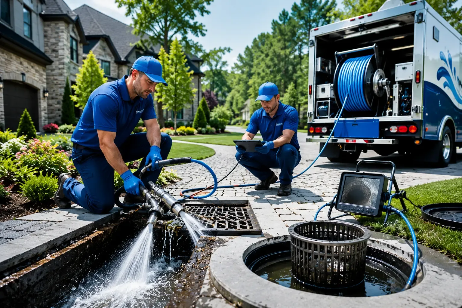 Local outdoor drain cleaning professionals in Walcott, IA